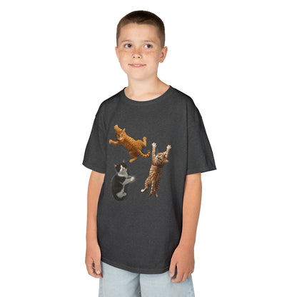 Kids' Clinging Kittens T-Shirt - 14 colors