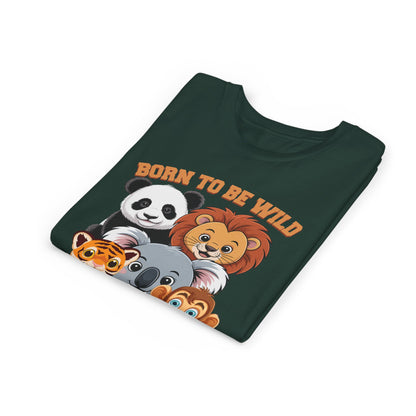 Born to Be Wild Animal Friends Kids T-Shirt