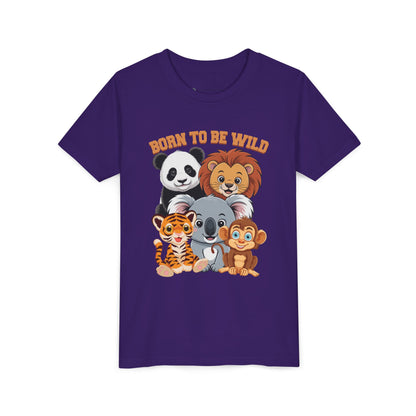 Born to Be Wild Animal Friends Kids T-Shirt