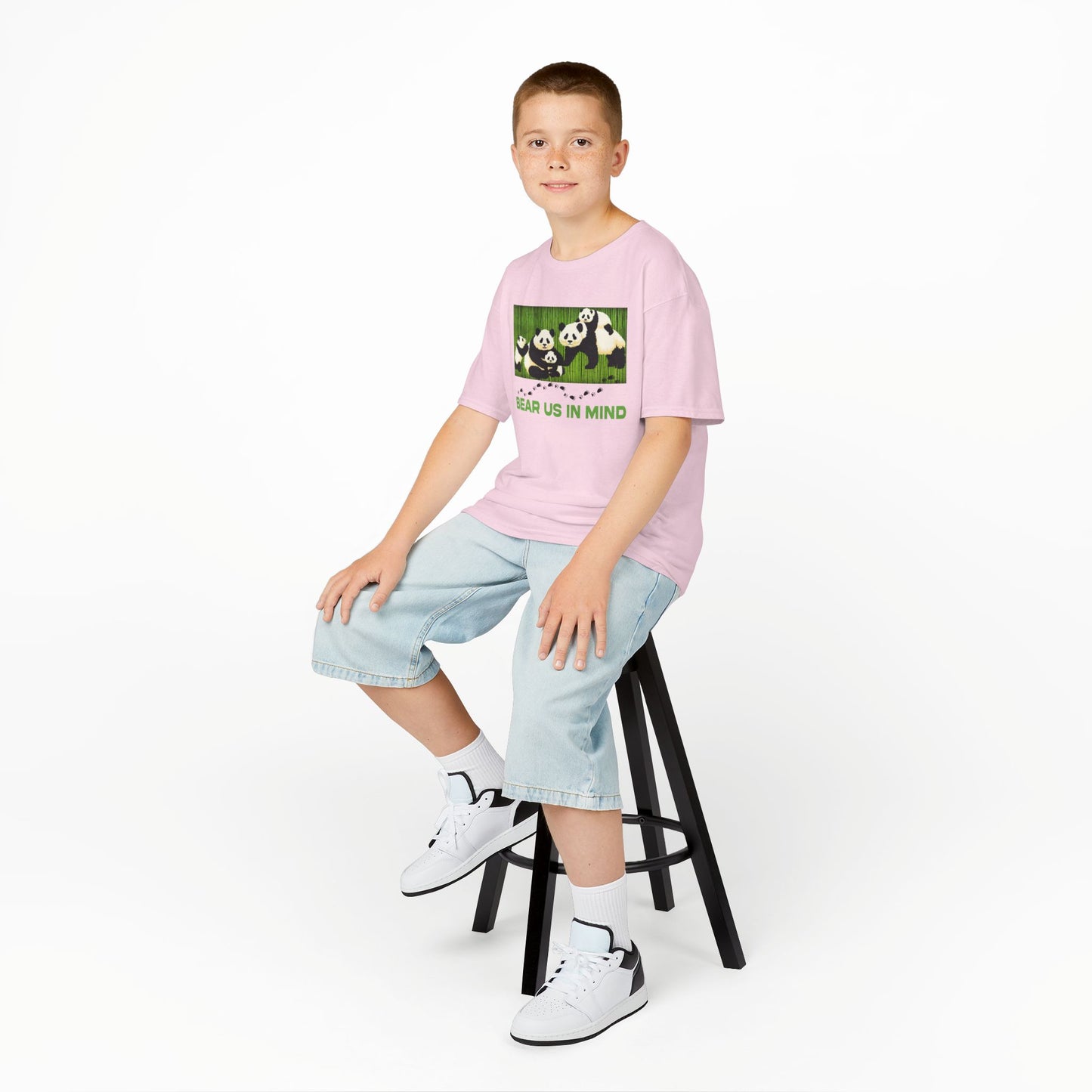 Kids' Bear Us In Mind Panda T-Shirt - 15 colors