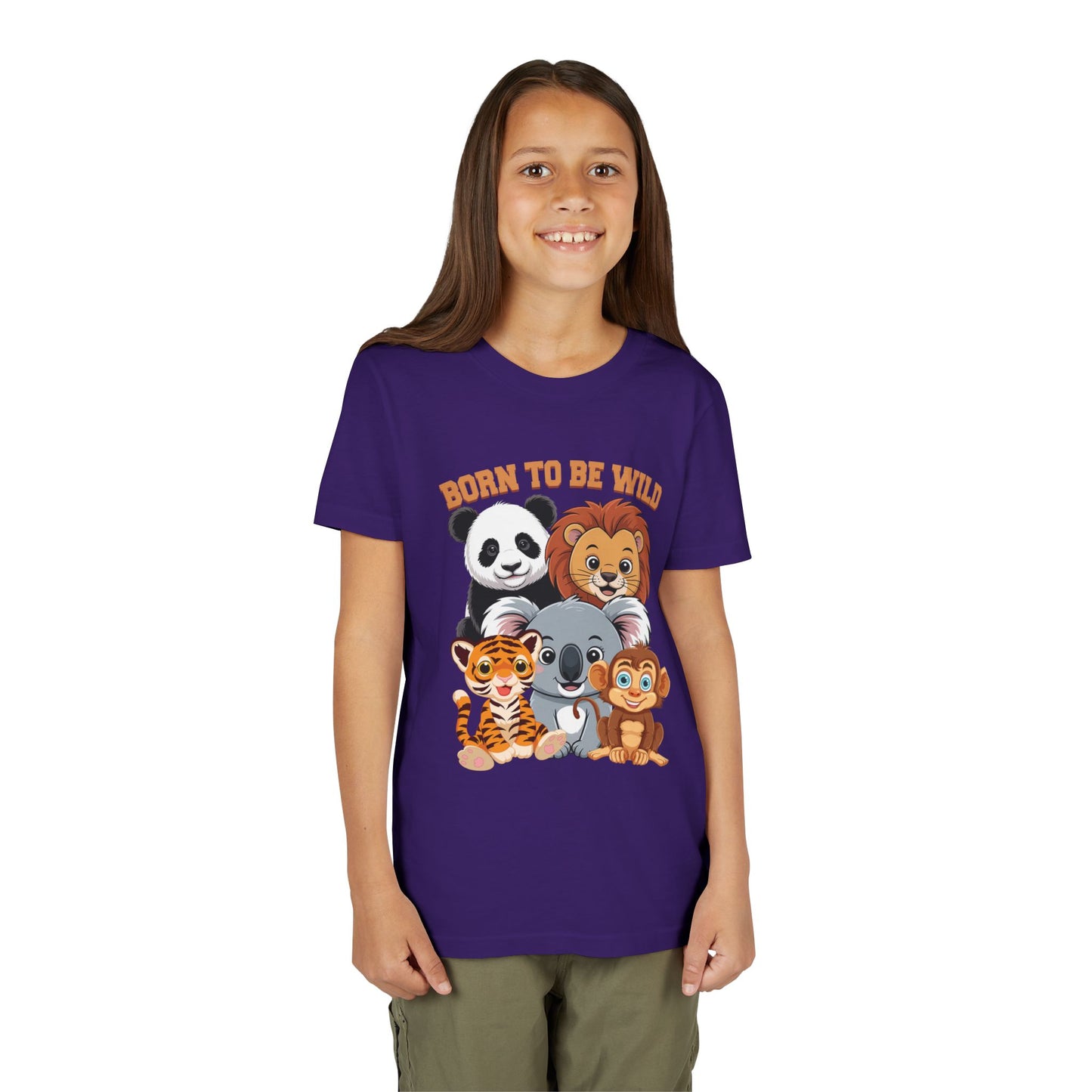 Born to Be Wild Animal Friends Kids T-Shirt