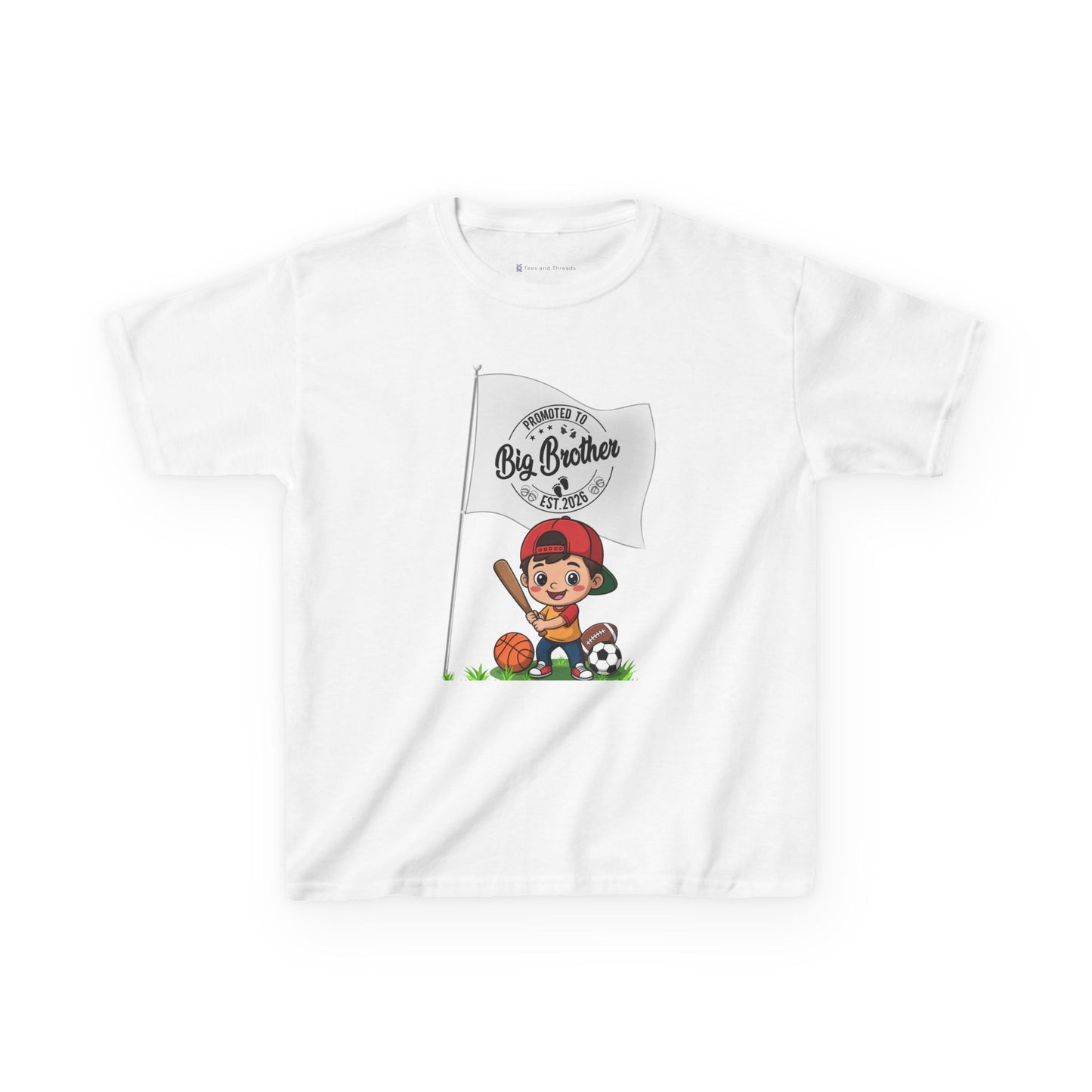 Kids' Promoted to Big Brother 2026 T-Shirt - 16 colors