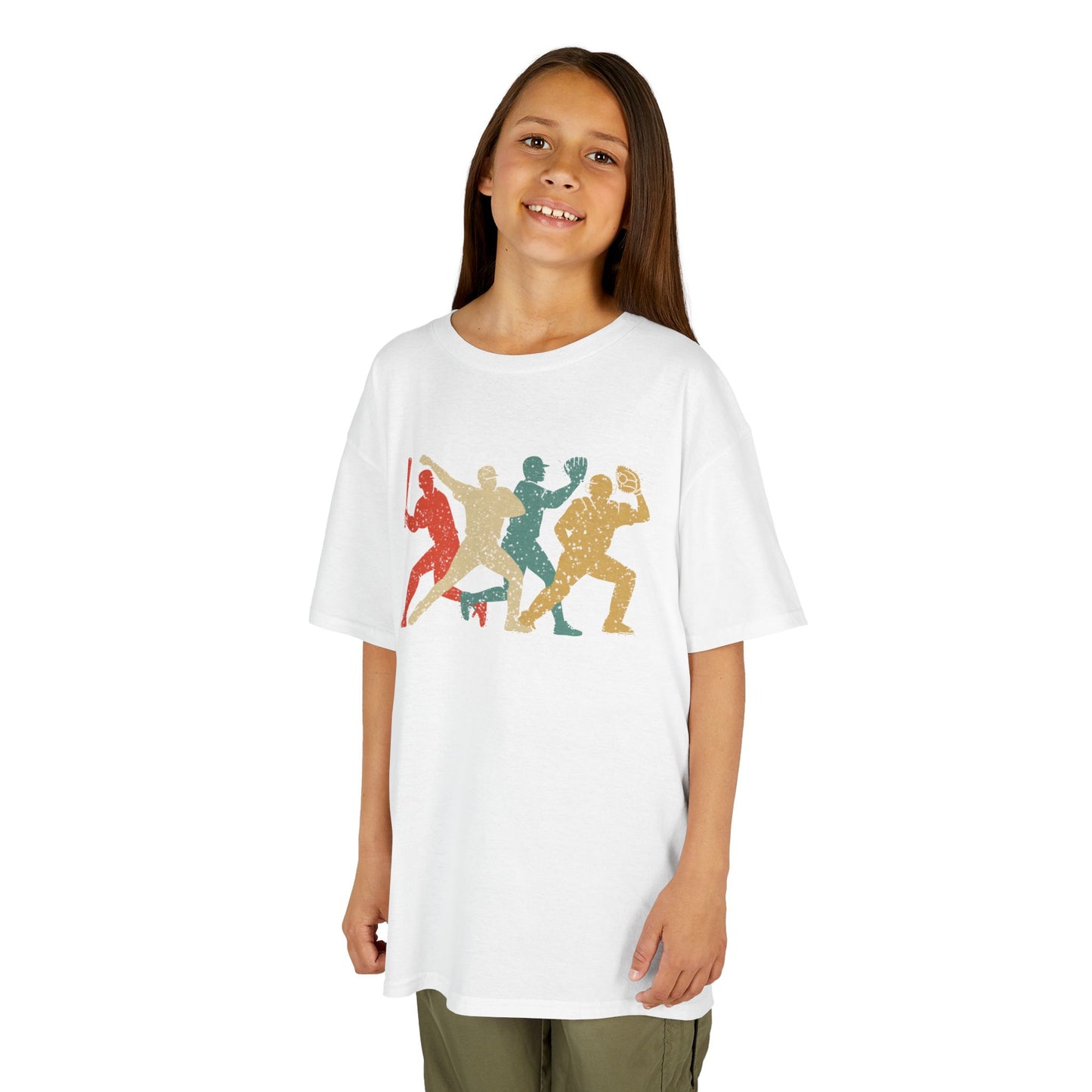 Kids' Baseball Shadows T-Shirt - 13 colors