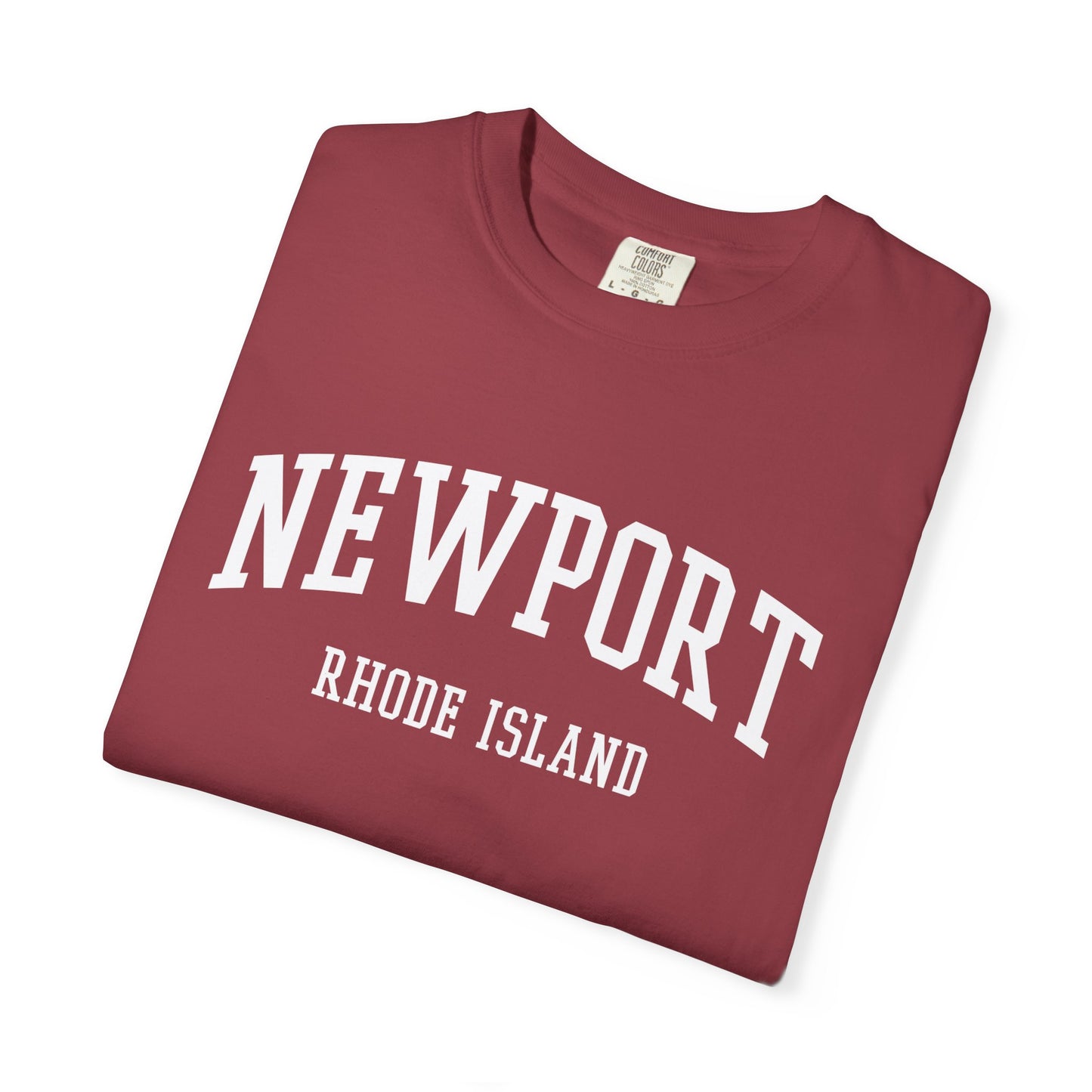 Newport Rhode Island Classic Block T-shirt - 15 colors