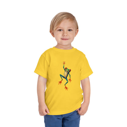 Hang on Froggy Cute Toddler Tee - 9 colors
