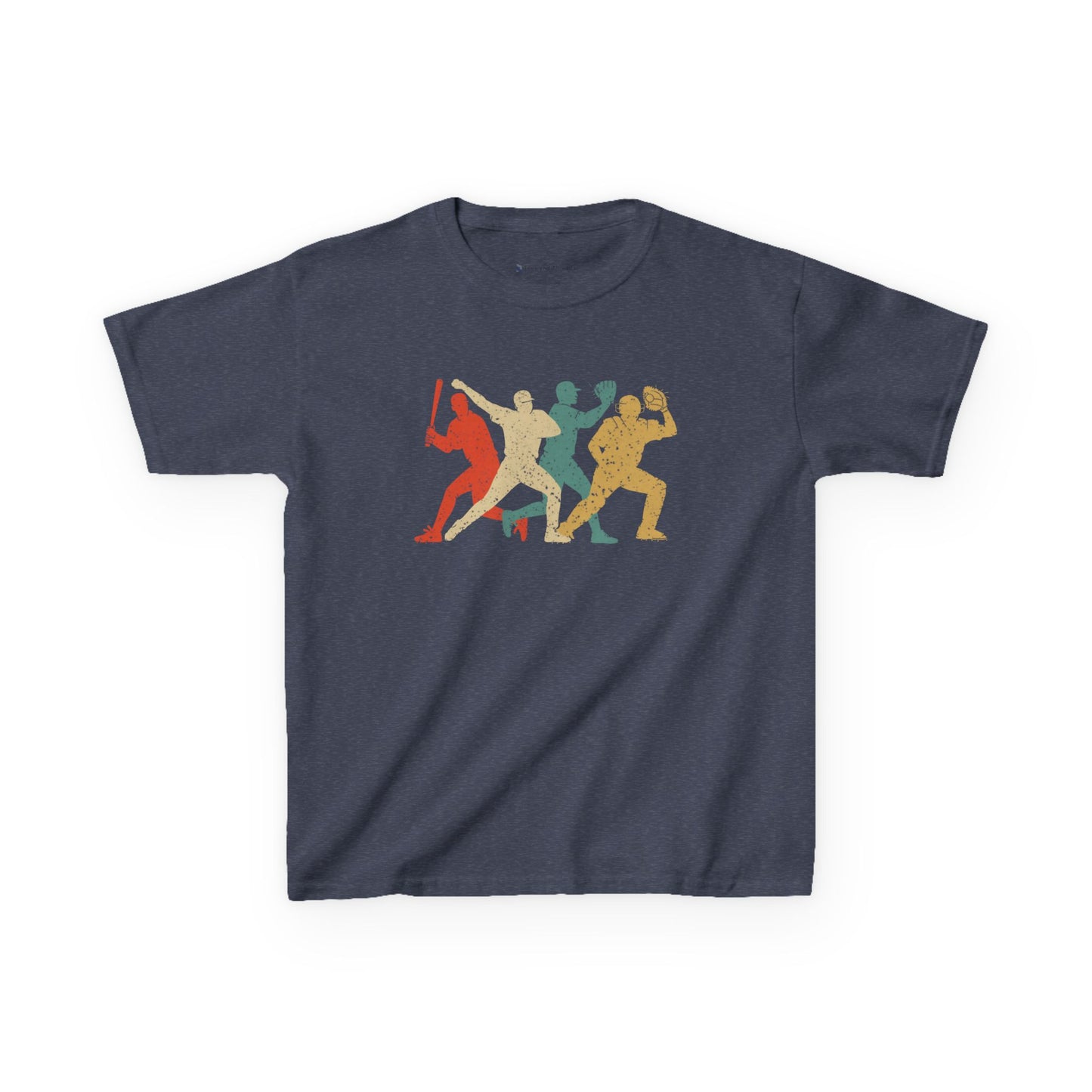 Kids' Baseball Shadows T-Shirt - 13 colors
