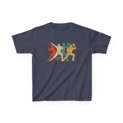 Kids' Baseball Shadows T-Shirt - 13 colors