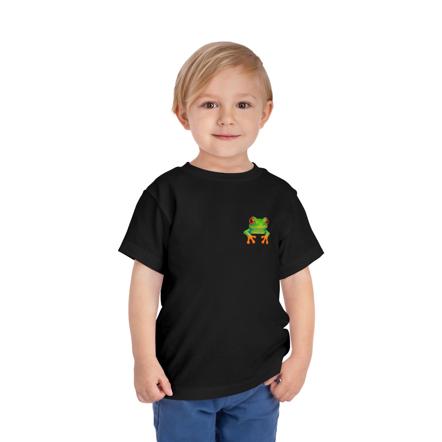 Froggy Friend Cute Toddler Tee - 7 colors
