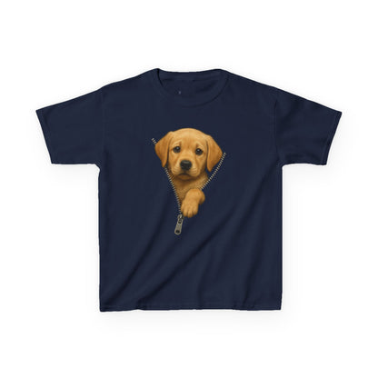 Kids' Peeking Puppy T-shirt - 15 colors
