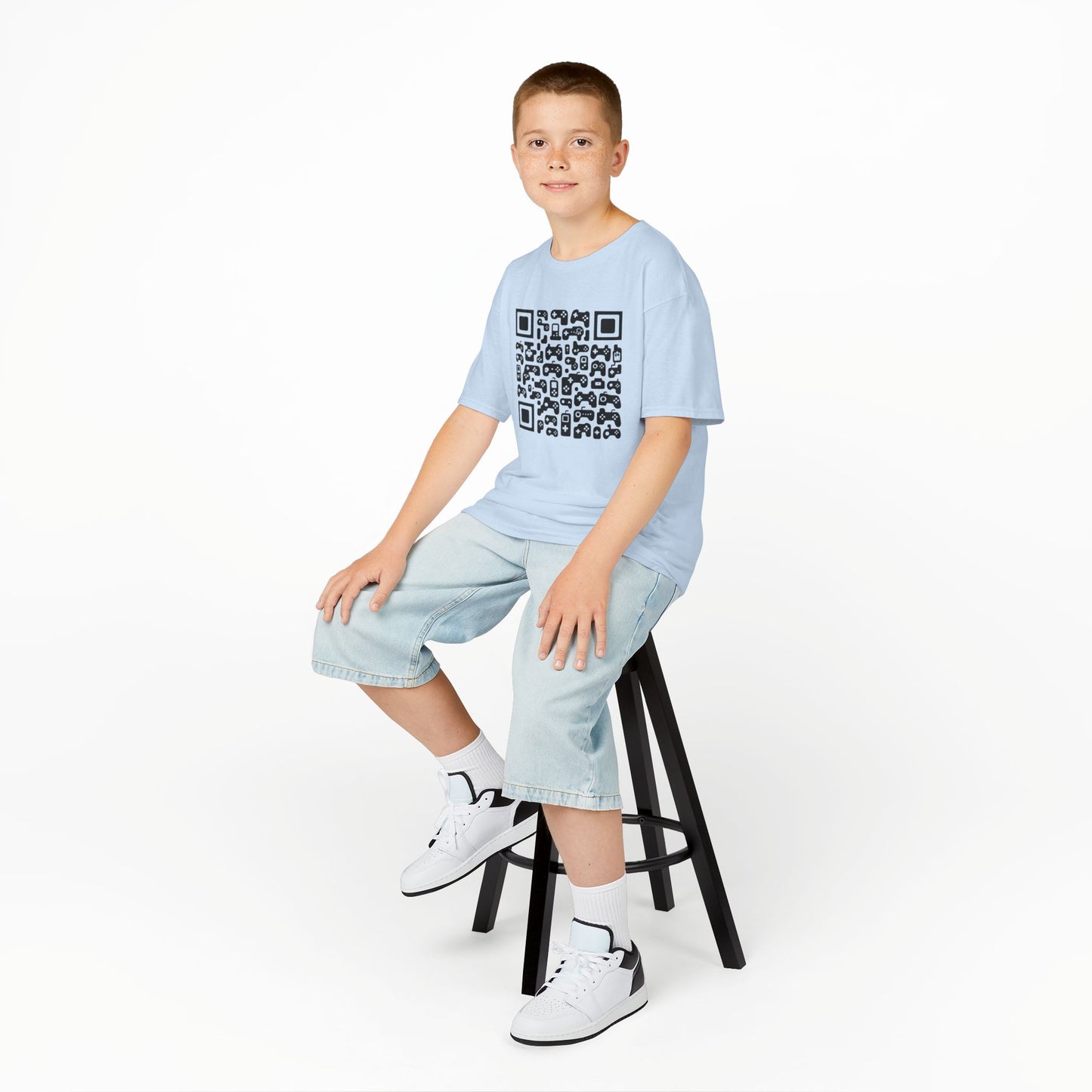 Kids' Gaming QR Code T-shirt - 7 colors