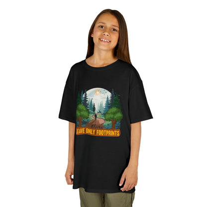 Kids' Leave Only Footprints Forest T-Shirt - 18 colors