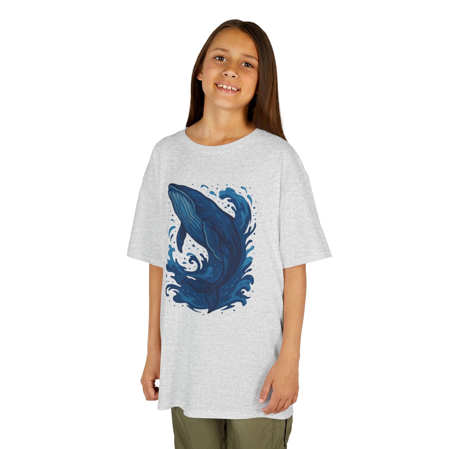 Kids' Soaring Whale T-shirt - 10 colors