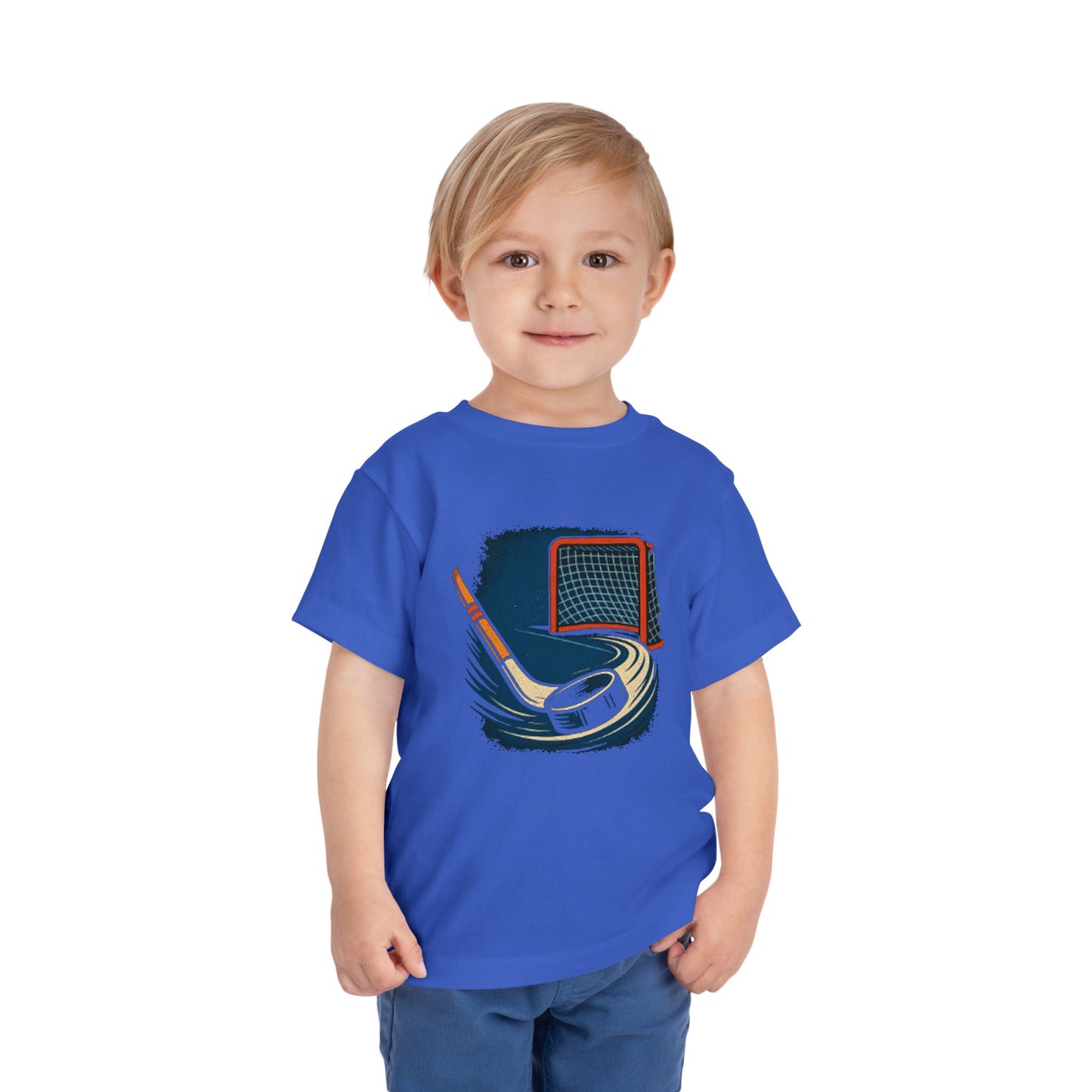 Hockey Slapshot Cute Toddler Tee - 8 colors