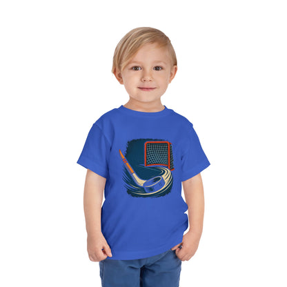 Hockey Slapshot Cute Toddler Tee - 8 colors