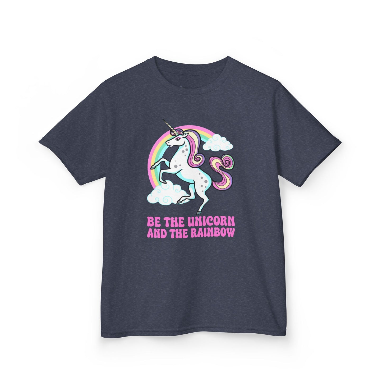 Kids' Be The Unicorn and The Rainbow T-Shirt - 17 Colors