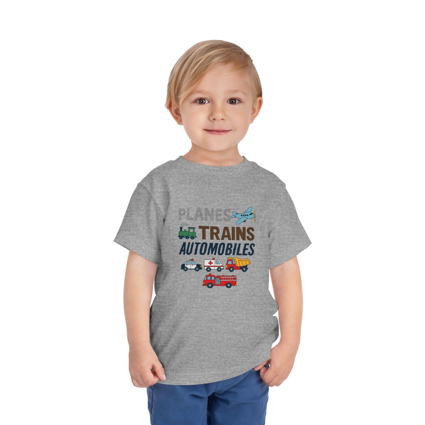 Planes, Trains, Automobiles Cute Toddler Tee - 7 colors