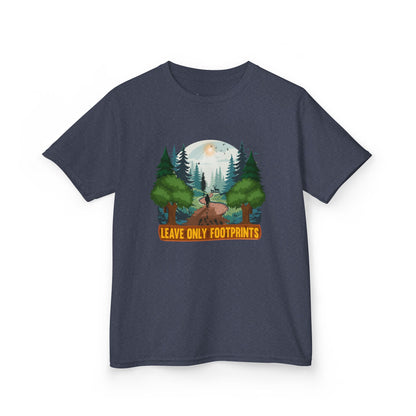 Kids' Leave Only Footprints Forest T-Shirt - 18 colors