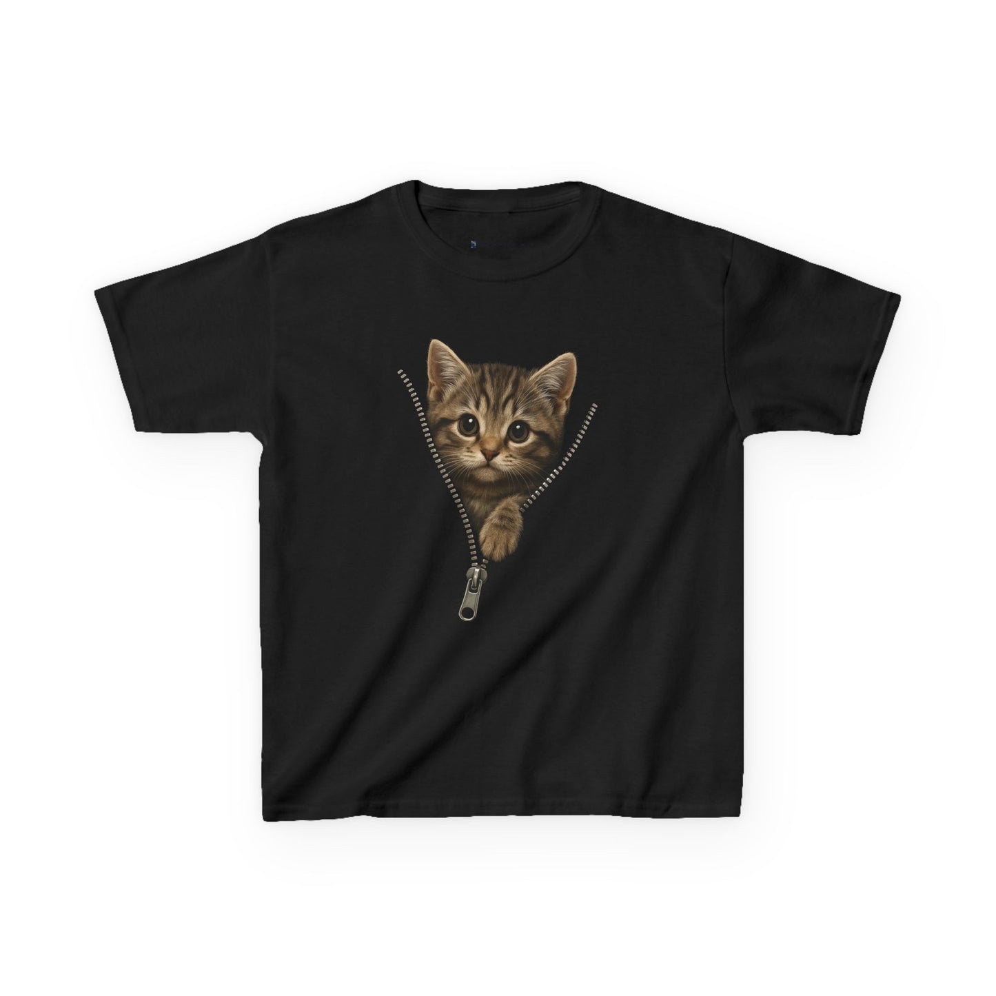 Kids' Peeking Kitten T-shirt - 14 colors