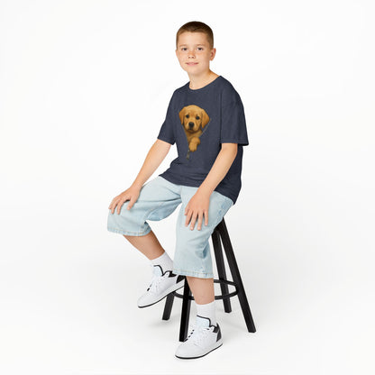 Kids' Peeking Puppy T-shirt - 15 colors