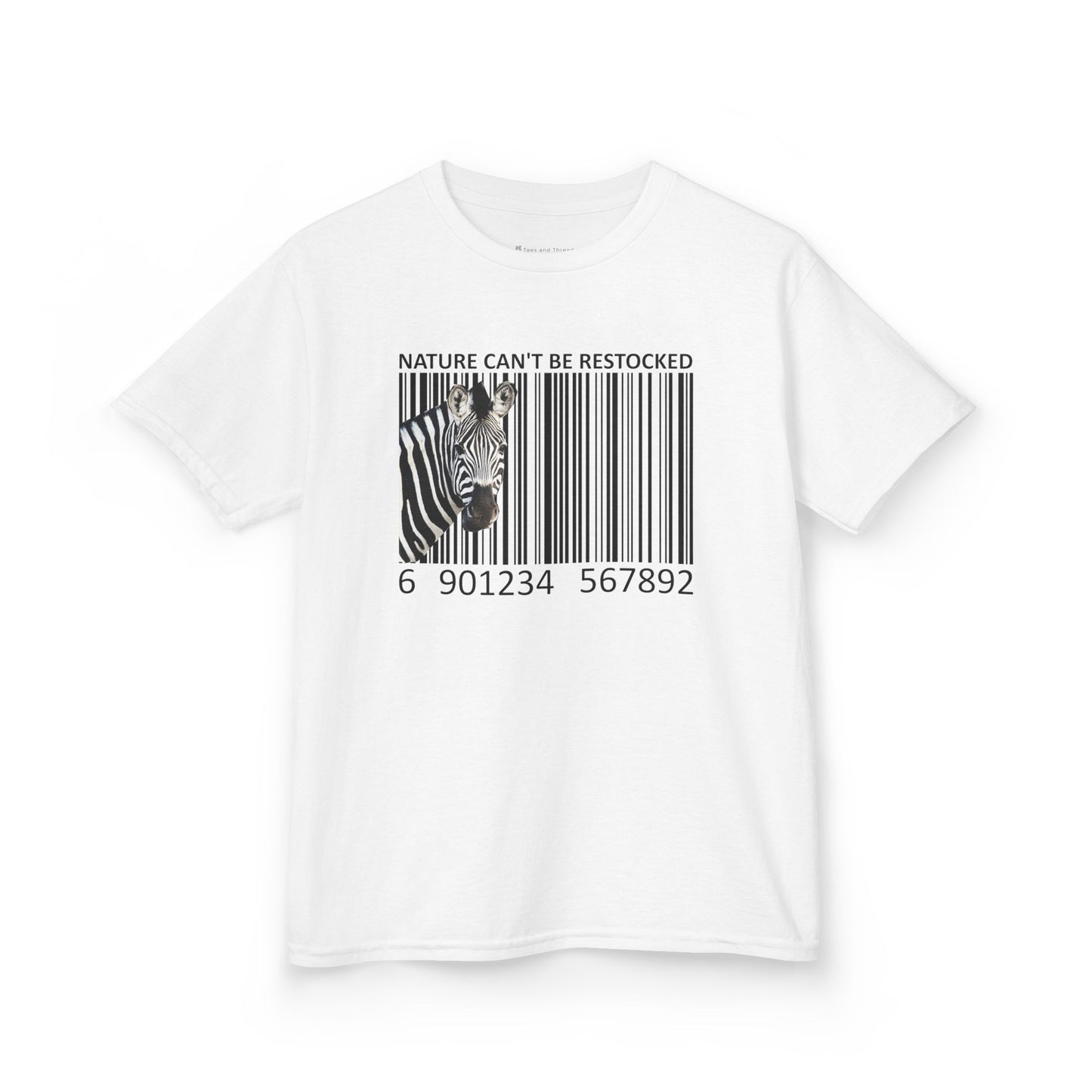 Kids' Nature Can't Be Restocked Zebra T-shirt - 10 colors