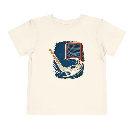 Hockey Slapshot Cute Toddler Tee - 8 colors