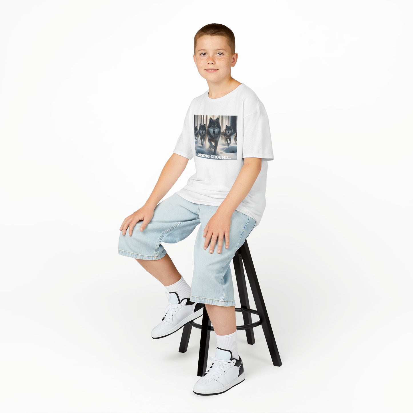 Kids' Losing Ground Wolf Pack T-Shirt - 9 colors