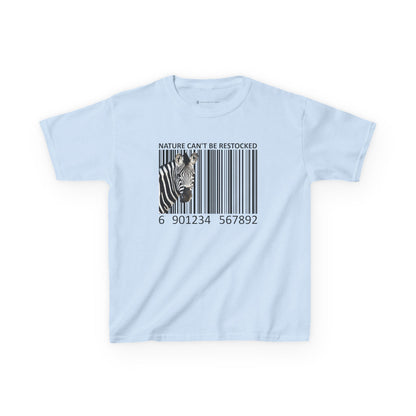Kids' Nature Can't Be Restocked Zebra T-shirt - 10 colors