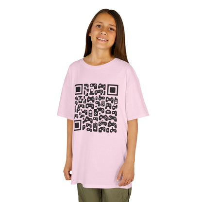 Kids' Gaming QR Code T-shirt - 7 colors