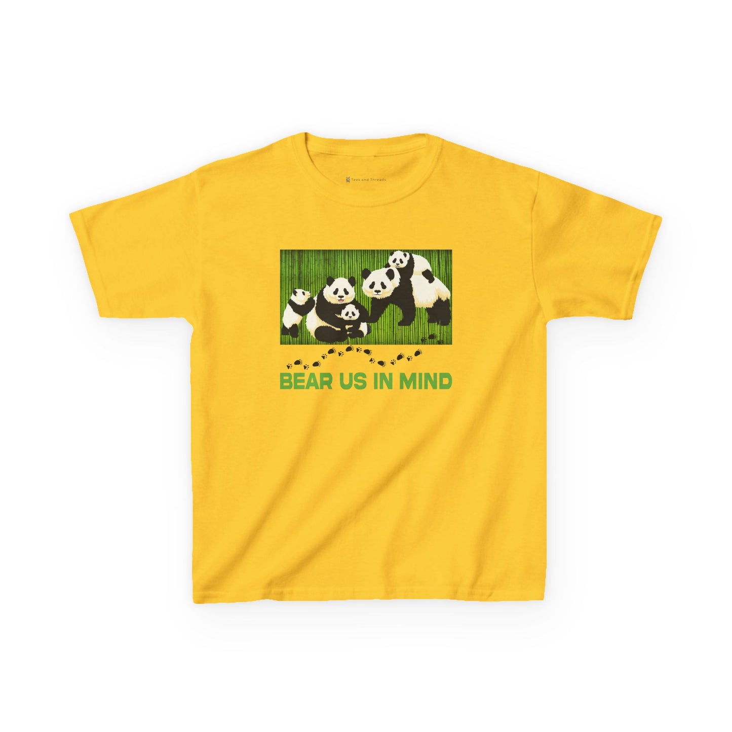 Kids' Bear Us In Mind Panda T-Shirt - 15 colors