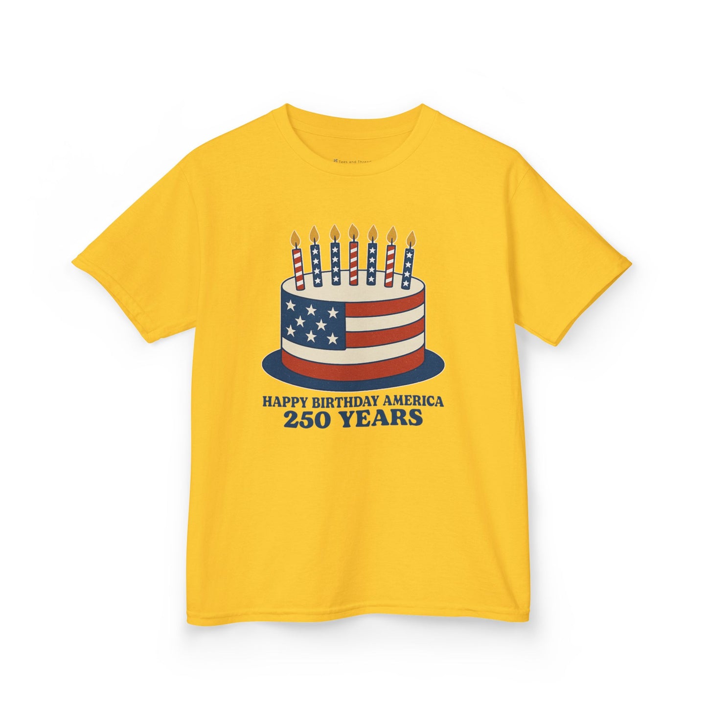 Kids' USA Birthday Cake T-shirt - 6 colors