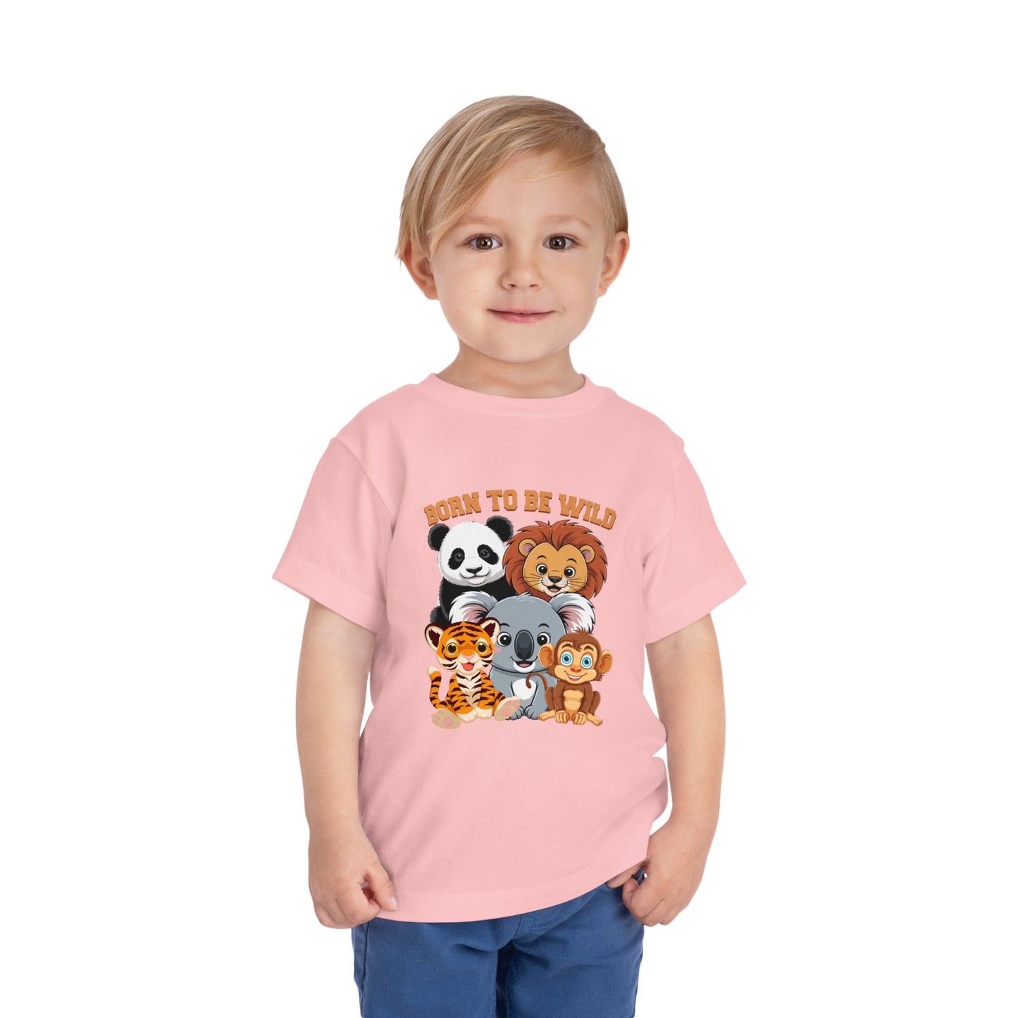 Born To Be Wild Cute Animals Toddler Tee - 8 colors