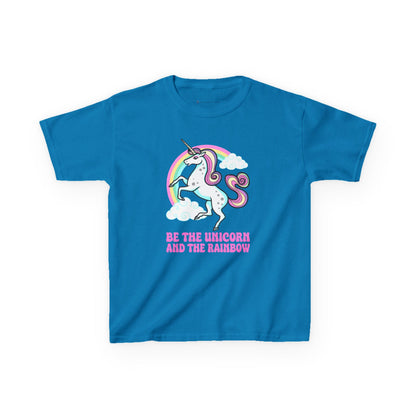 Kids' Be The Unicorn and The Rainbow T-Shirt - 17 Colors