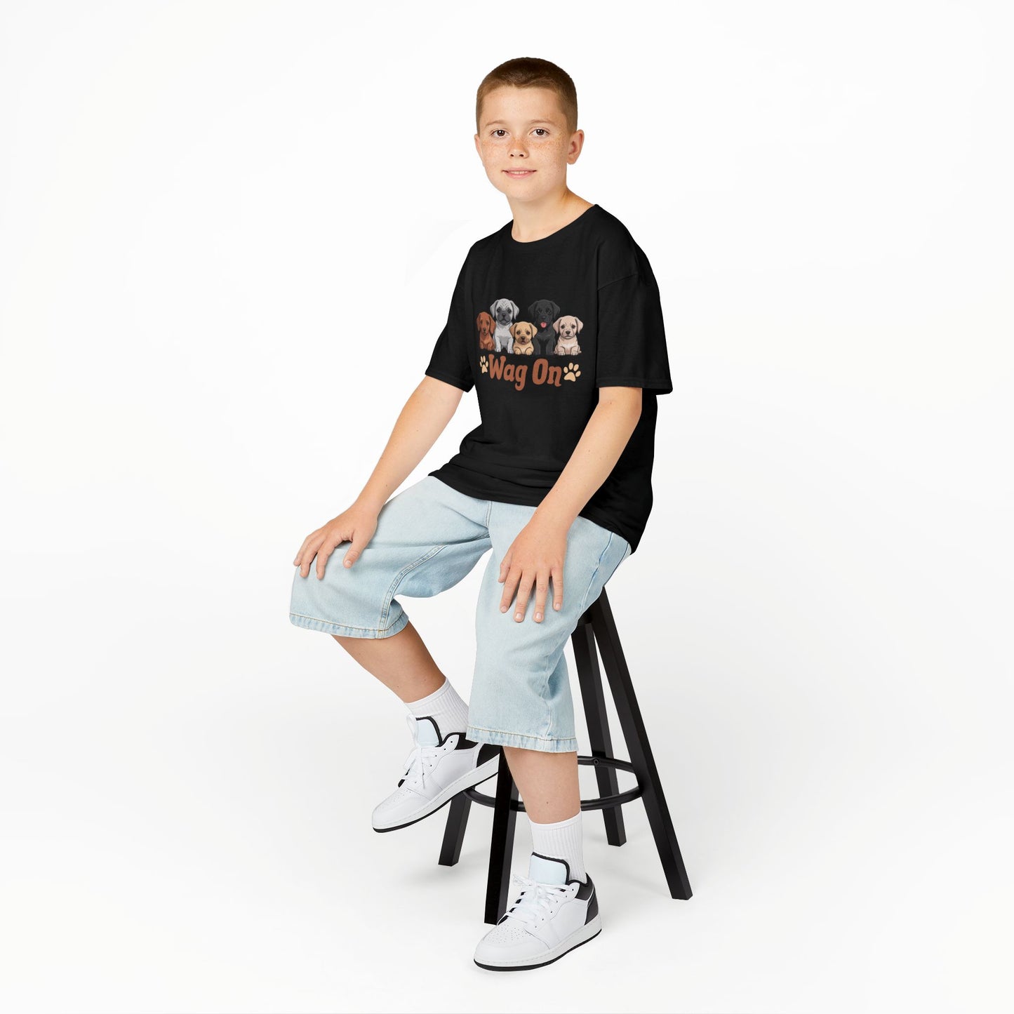 Kids' Wag On Furry Puppies T-Shirt