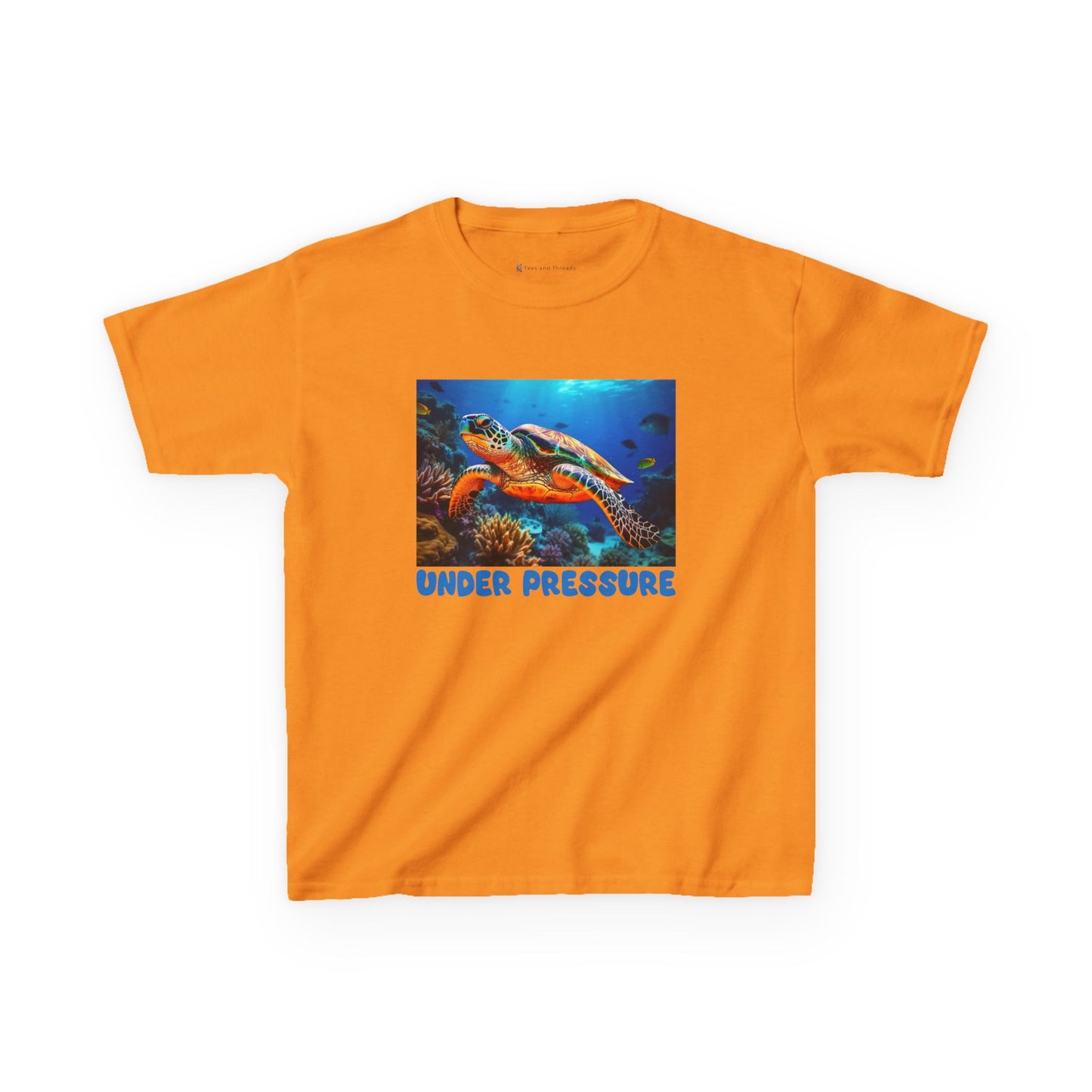Kids' Under Pressure Sea Turtle T-shirt - 15 colors