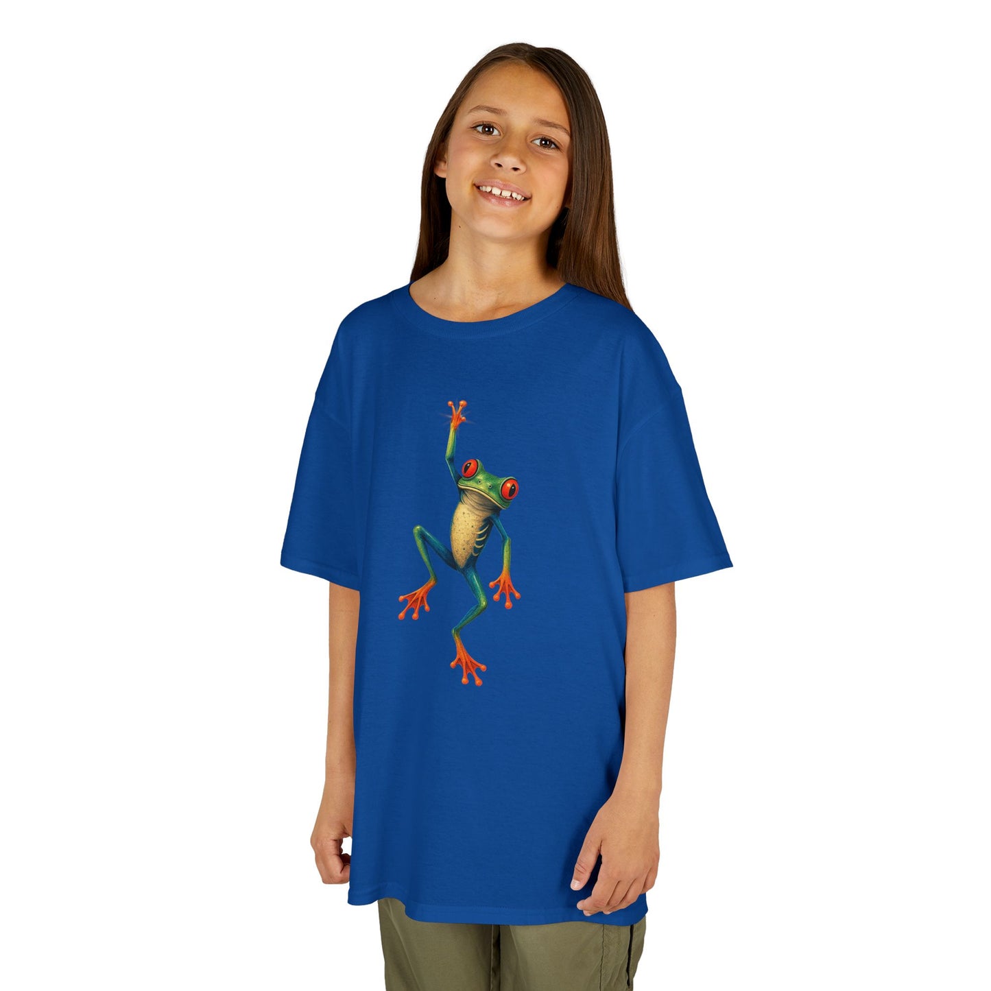 Kids' Hang On Froggy T-shirt - 14 colors