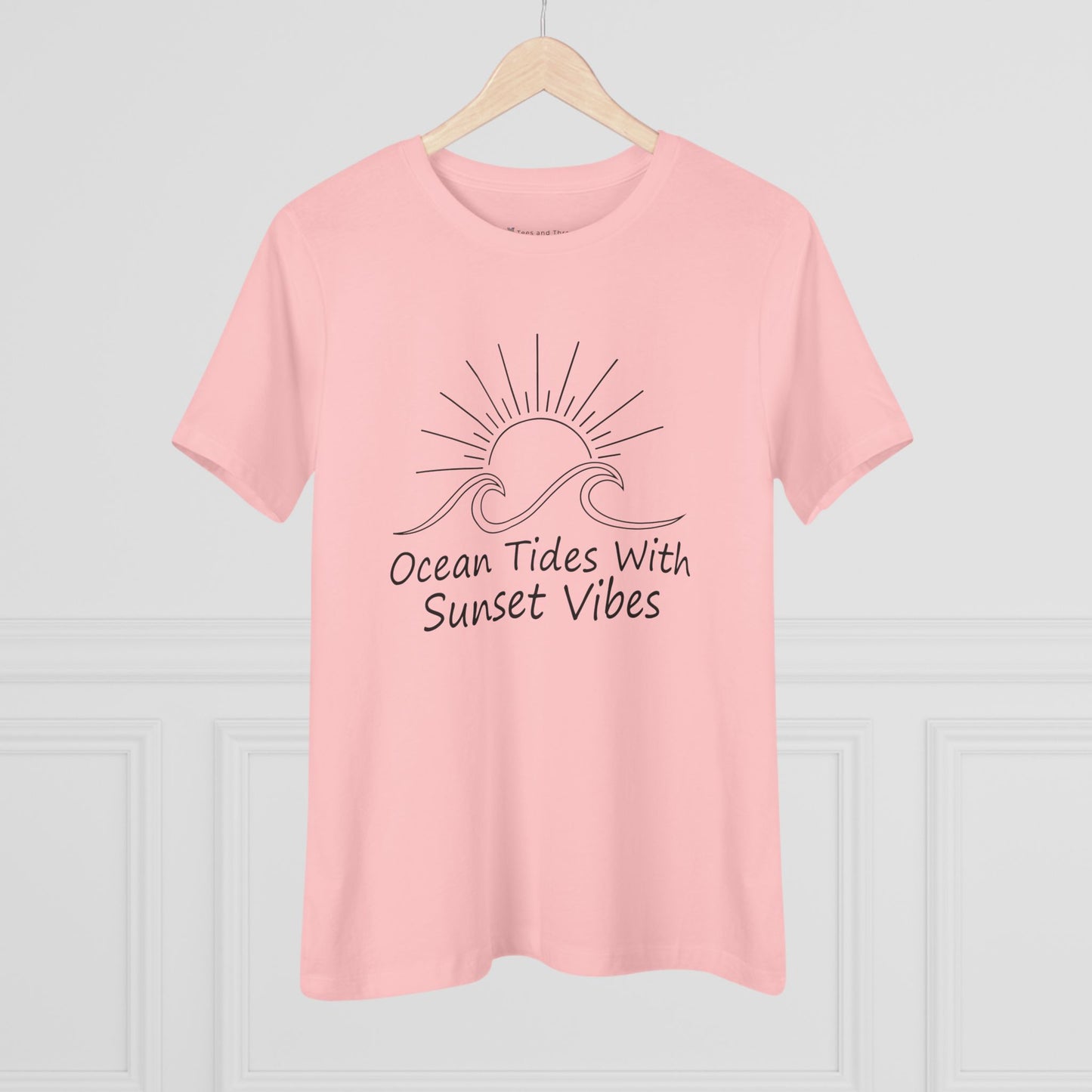 Women's Ocean Tides Sunset Vibes Semi-Relaxed T-Shirt - 8 colors
