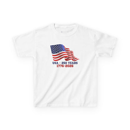 Kids' USA 250 Years Birthday 1776-2026 T-shirt - 15 colors