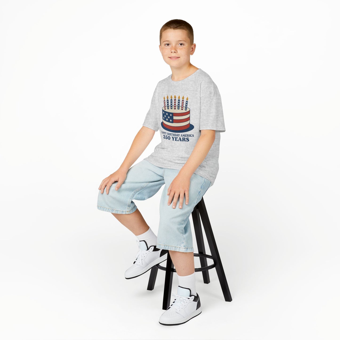 Kids' USA Birthday Cake T-shirt - 6 colors