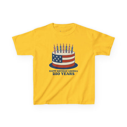 Kids' USA Birthday Cake T-shirt - 6 colors