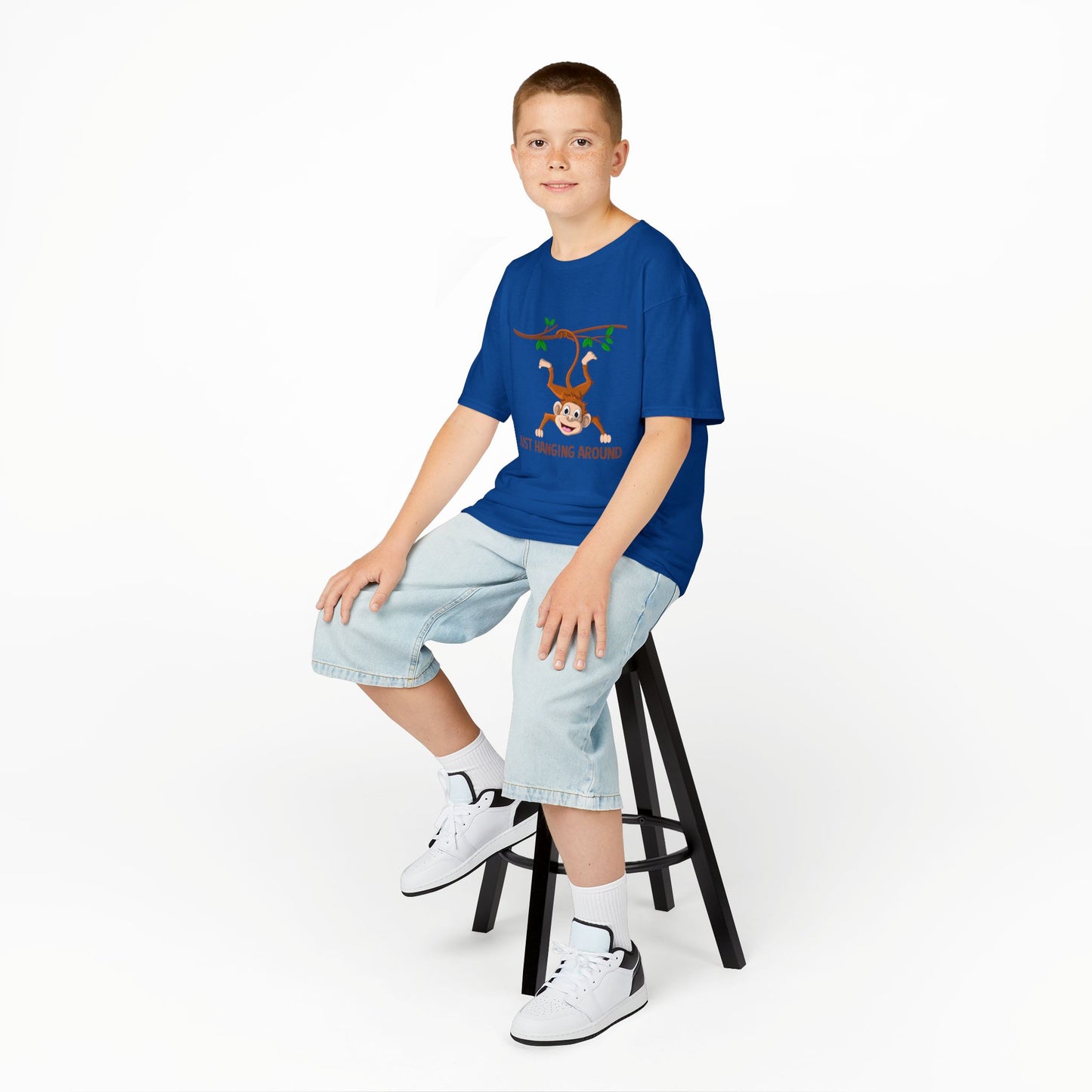 Kids' Just Hanging Around Monkey T-Shirt - 18 colors