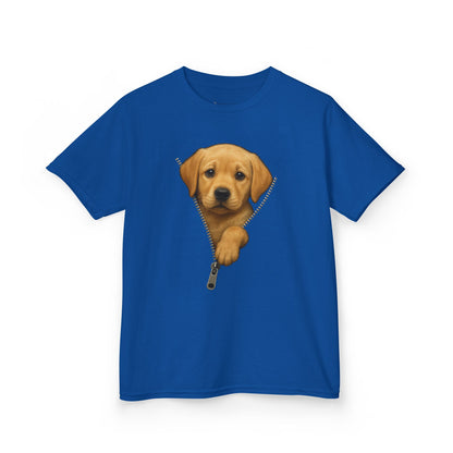 Kids' Peeking Puppy T-shirt - 15 colors