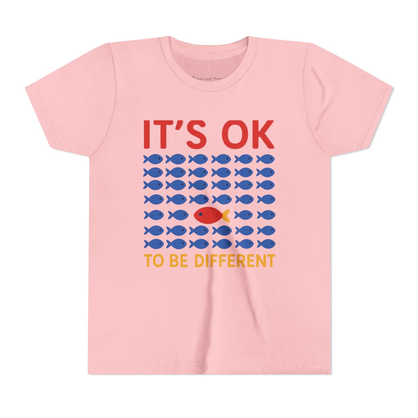 It's OK To Be Different Fishy Friends Kids T-Shirt