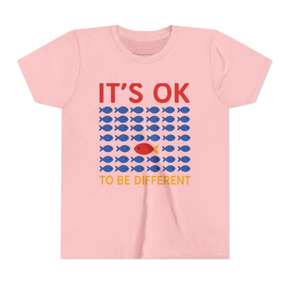 It's OK To Be Different Fishy Friends Kids T-Shirt