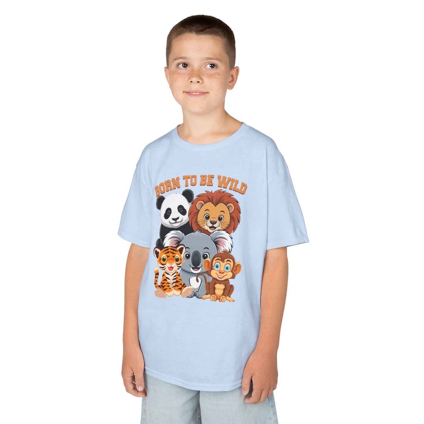 Kids' Born to Be Wild Animal Friends T-Shirt - 18 colors