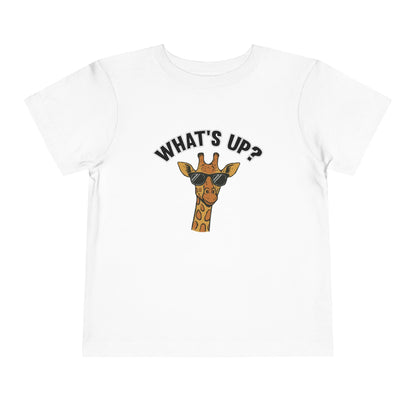 What's Up Cute Giraffe Toddler Tee - 6 colors