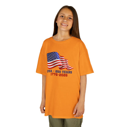 Kids' USA 250 Years Birthday 1776-2026 T-shirt - 15 colors
