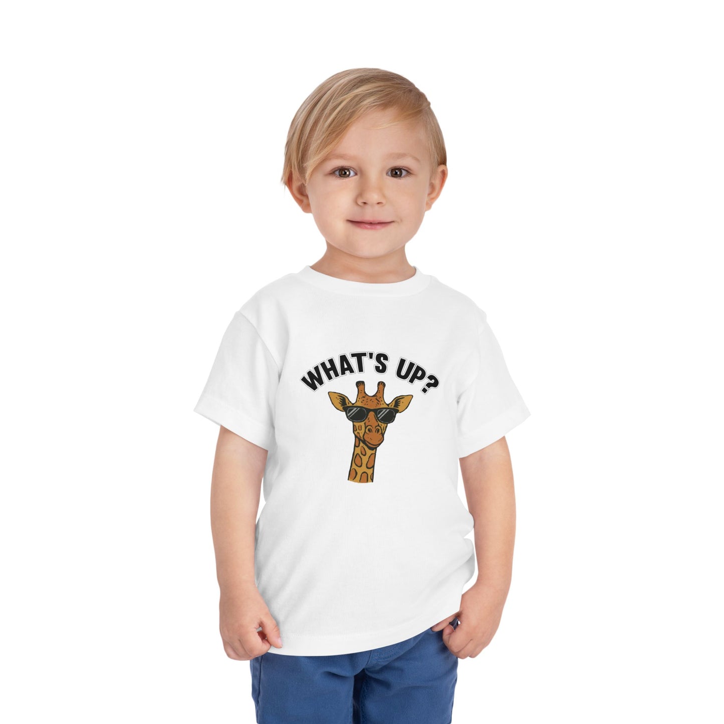 What's Up Cute Giraffe Toddler Tee - 6 colors
