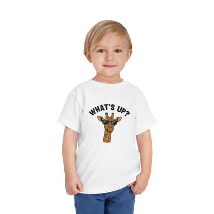 What's Up Cute Giraffe Toddler Tee - 6 colors