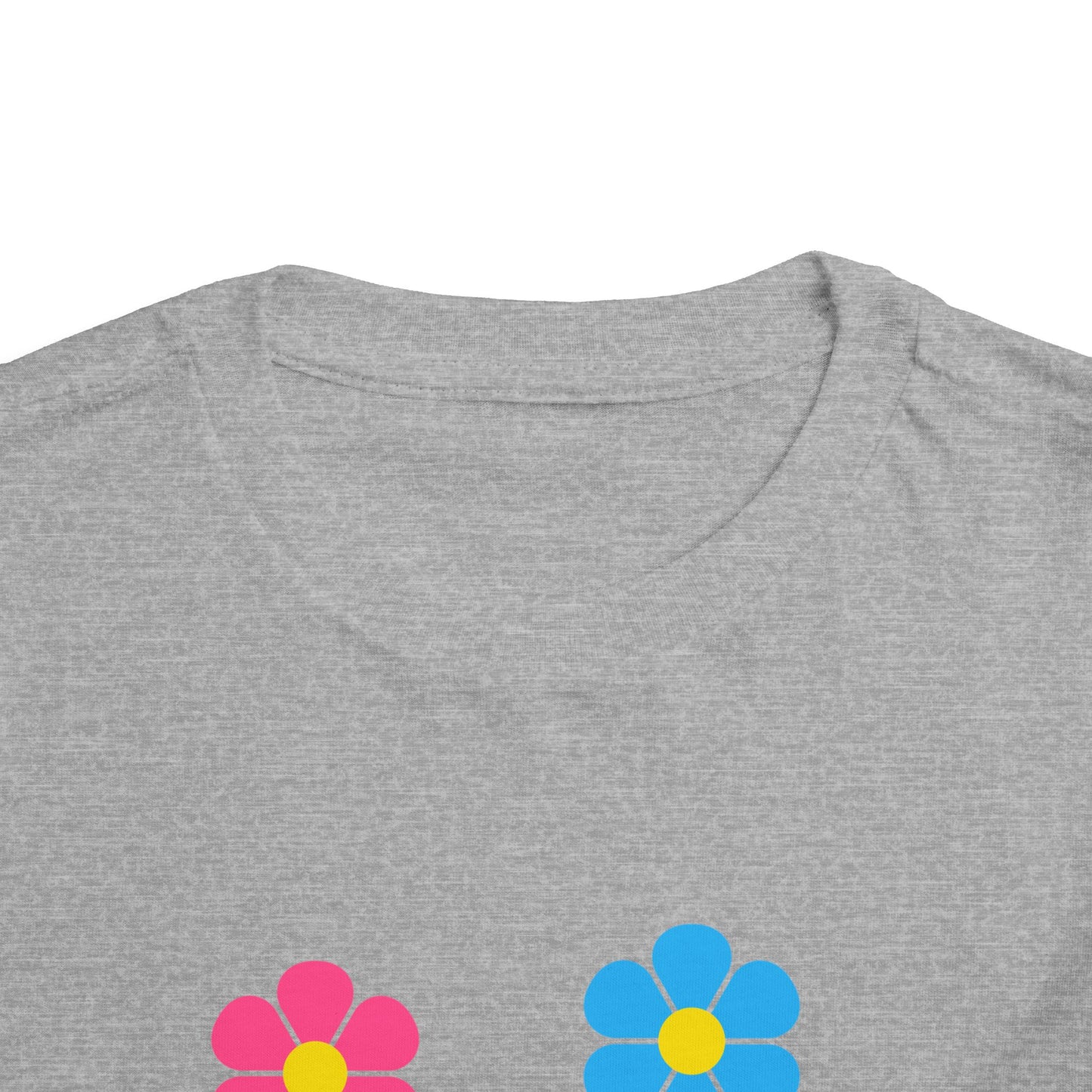 Girls' Smiley Cute Toddler Flower Tee - 10 colors