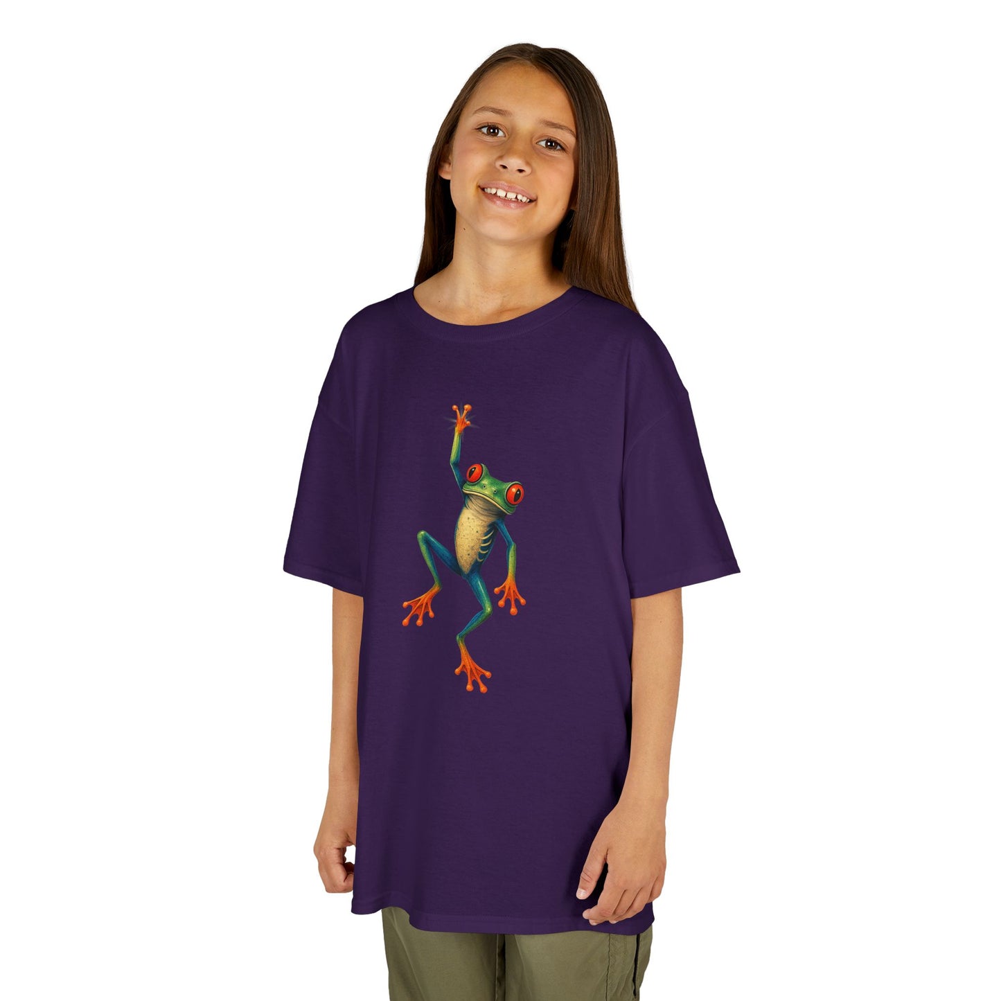 Kids' Hang On Froggy T-shirt - 14 colors